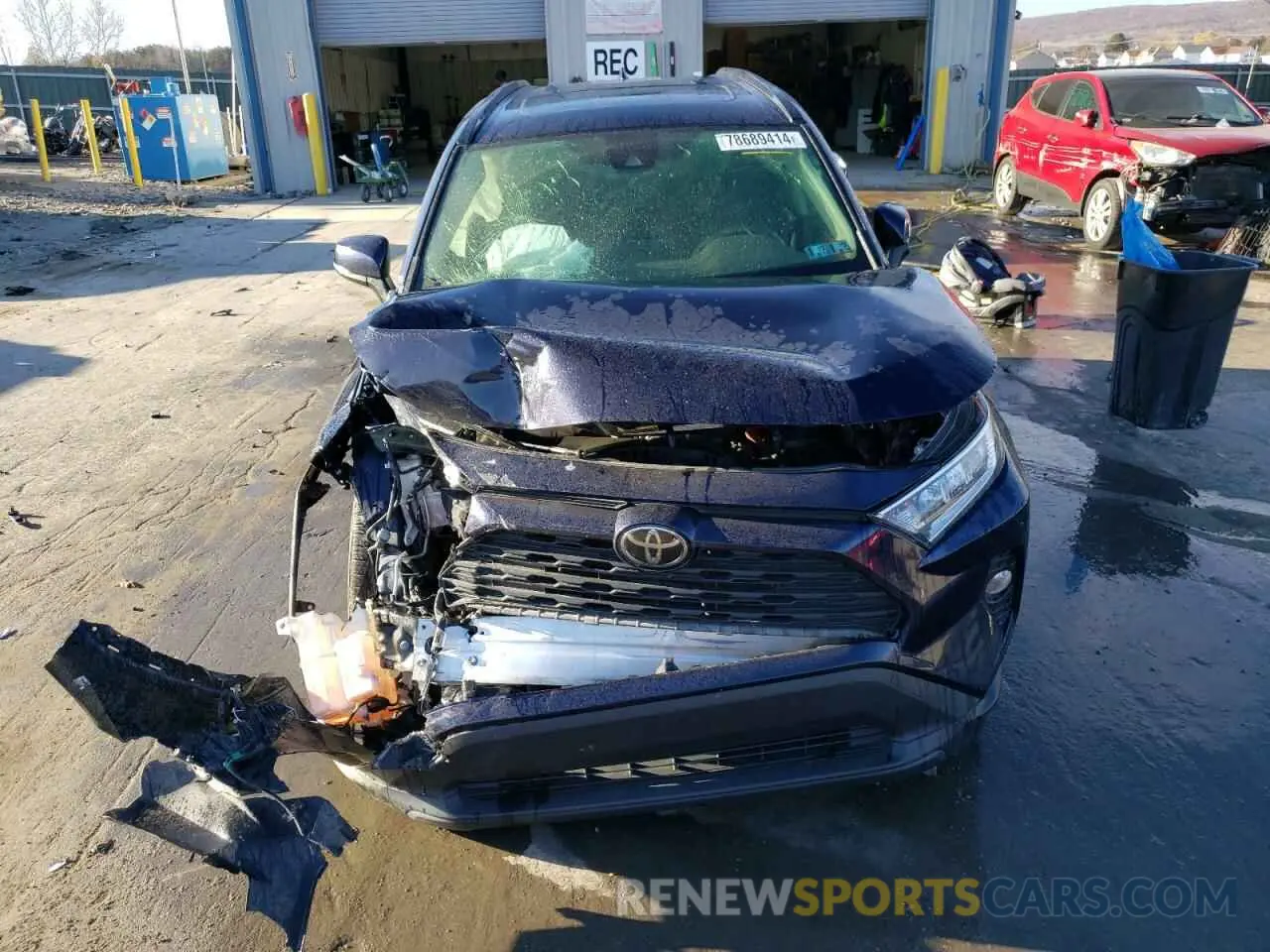 5 fotografías del automóvil dañado JTMP1RFV5KD021909 TOYOTA RAV4 2019