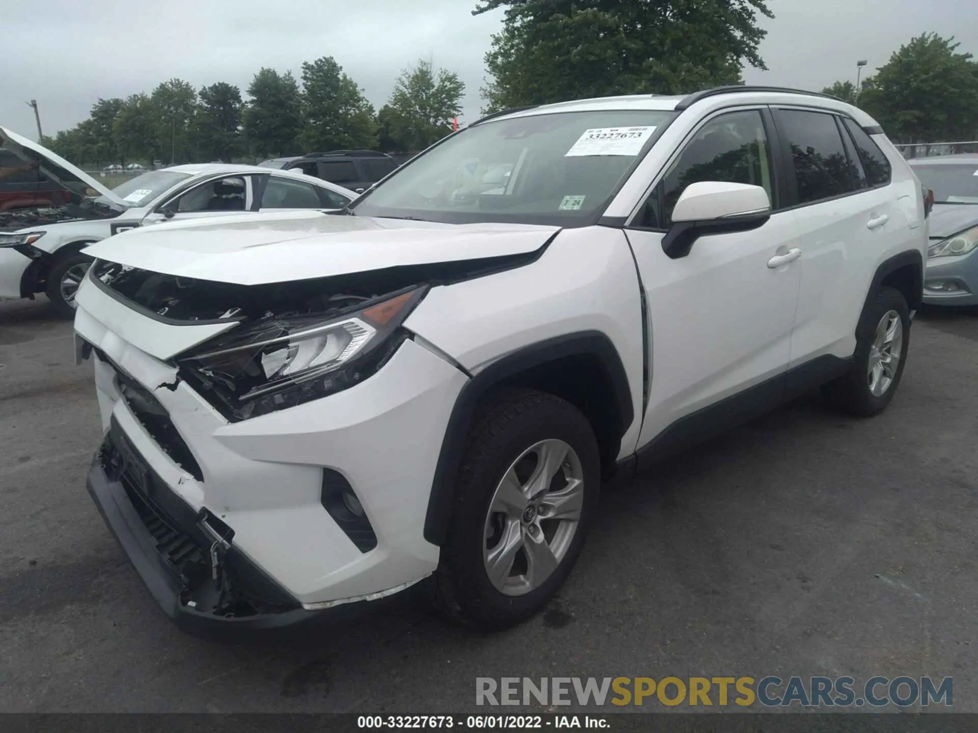 2 fotografías del automóvil dañado JTMP1RFV5KD027550 TOYOTA RAV4 2019