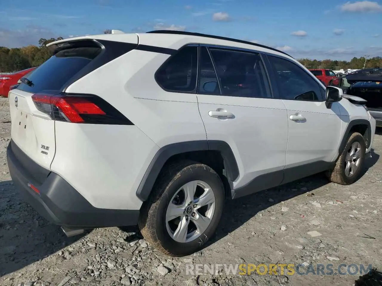 3 fotografías del automóvil dañado JTMP1RFV5KD038273 TOYOTA RAV4 2019