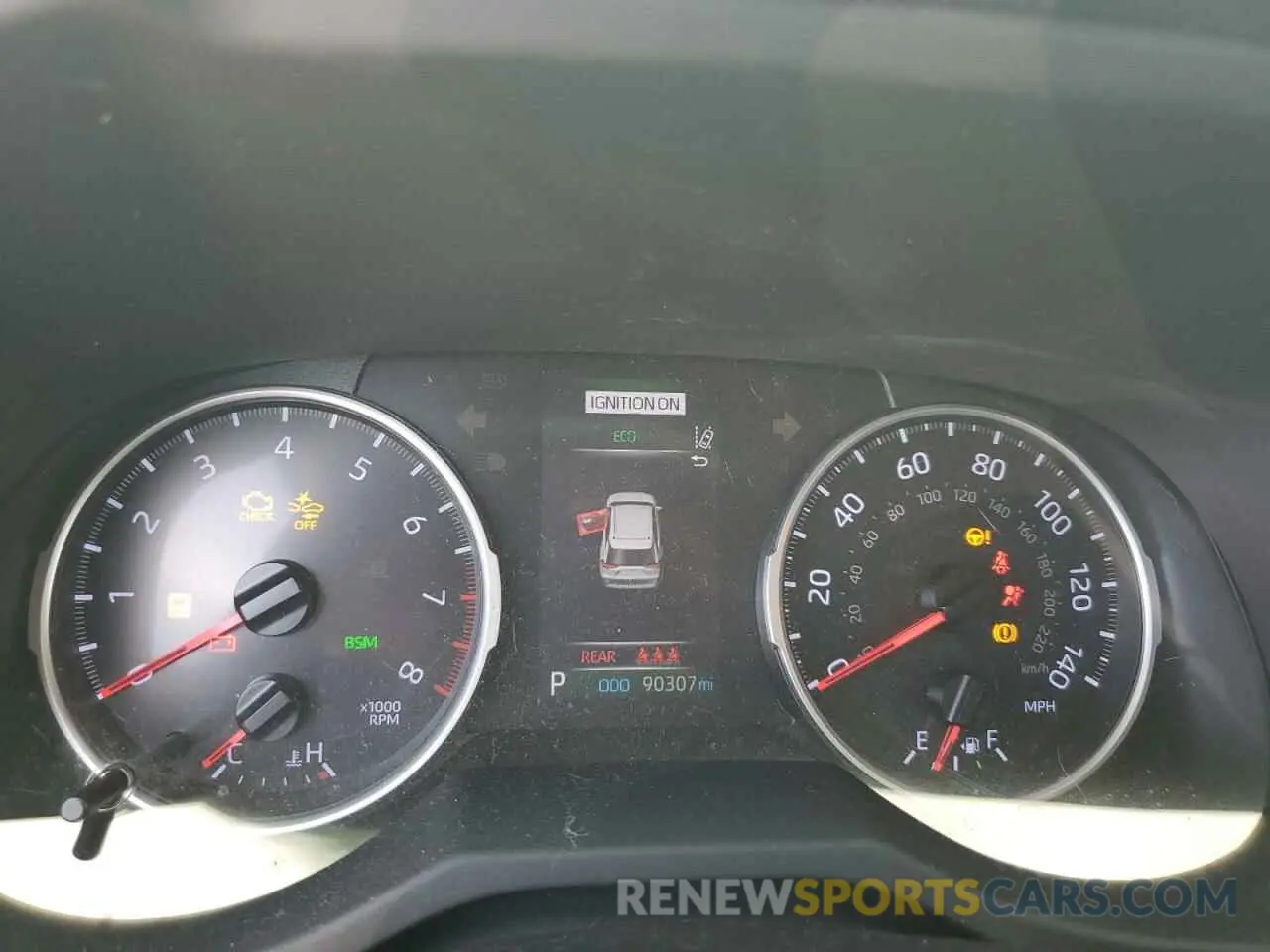 9 fotografías del automóvil dañado JTMP1RFV5KD038273 TOYOTA RAV4 2019