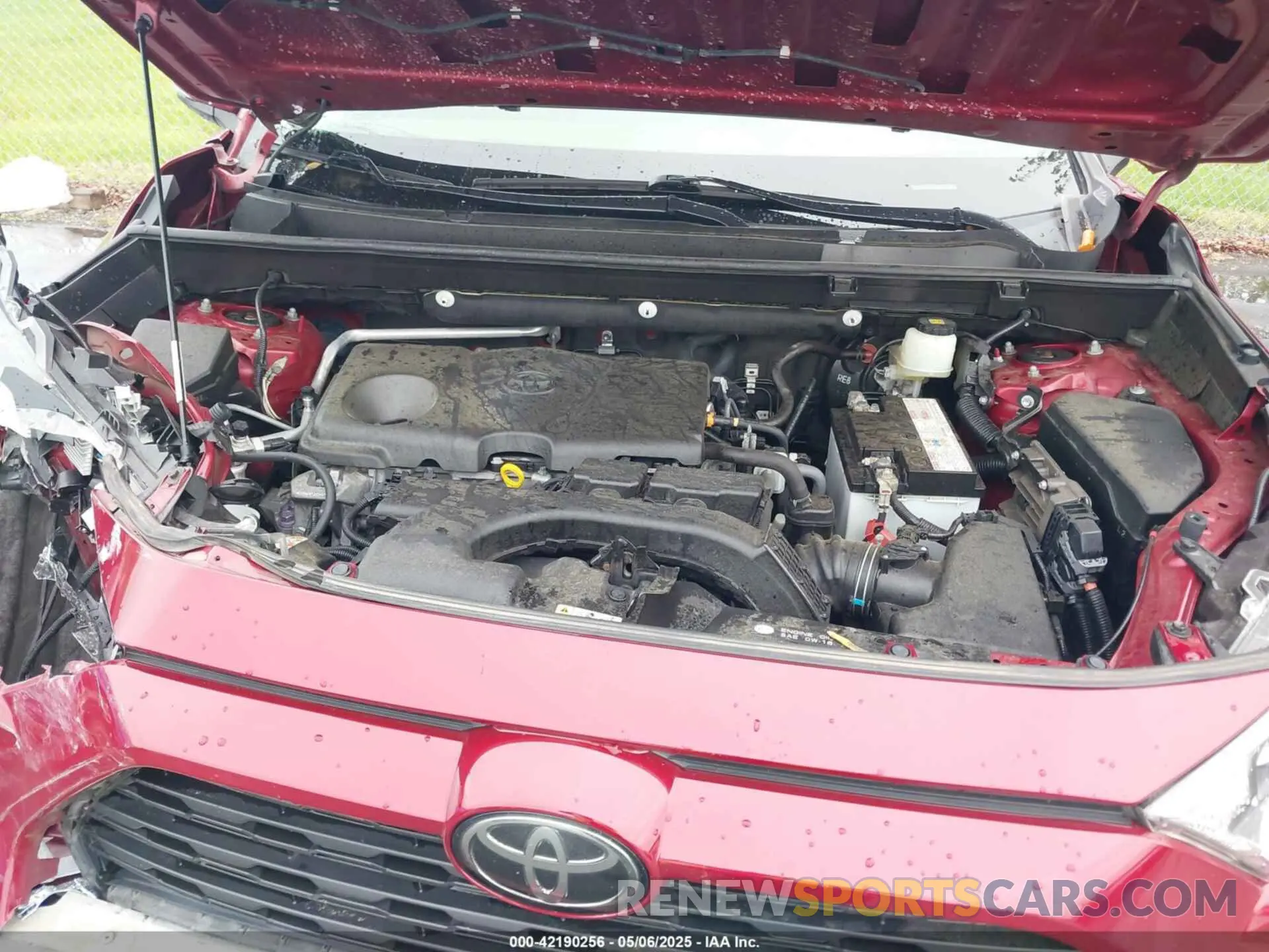 10 fotografías del automóvil dañado JTMP1RFV5KD042503 TOYOTA RAV4 2019