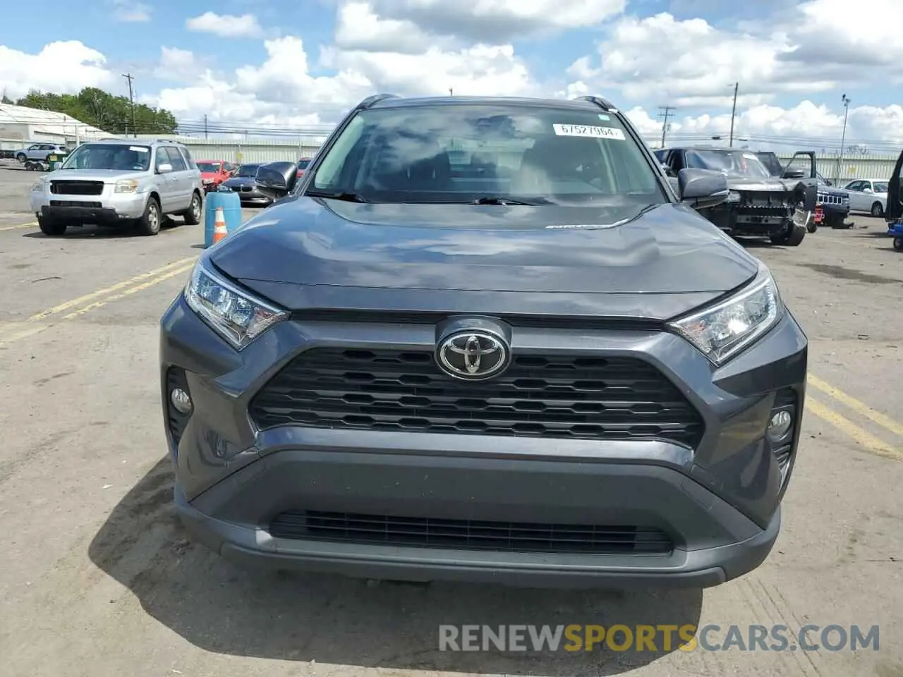 5 fotografías del automóvil dañado JTMP1RFV5KD044767 TOYOTA RAV4 2019