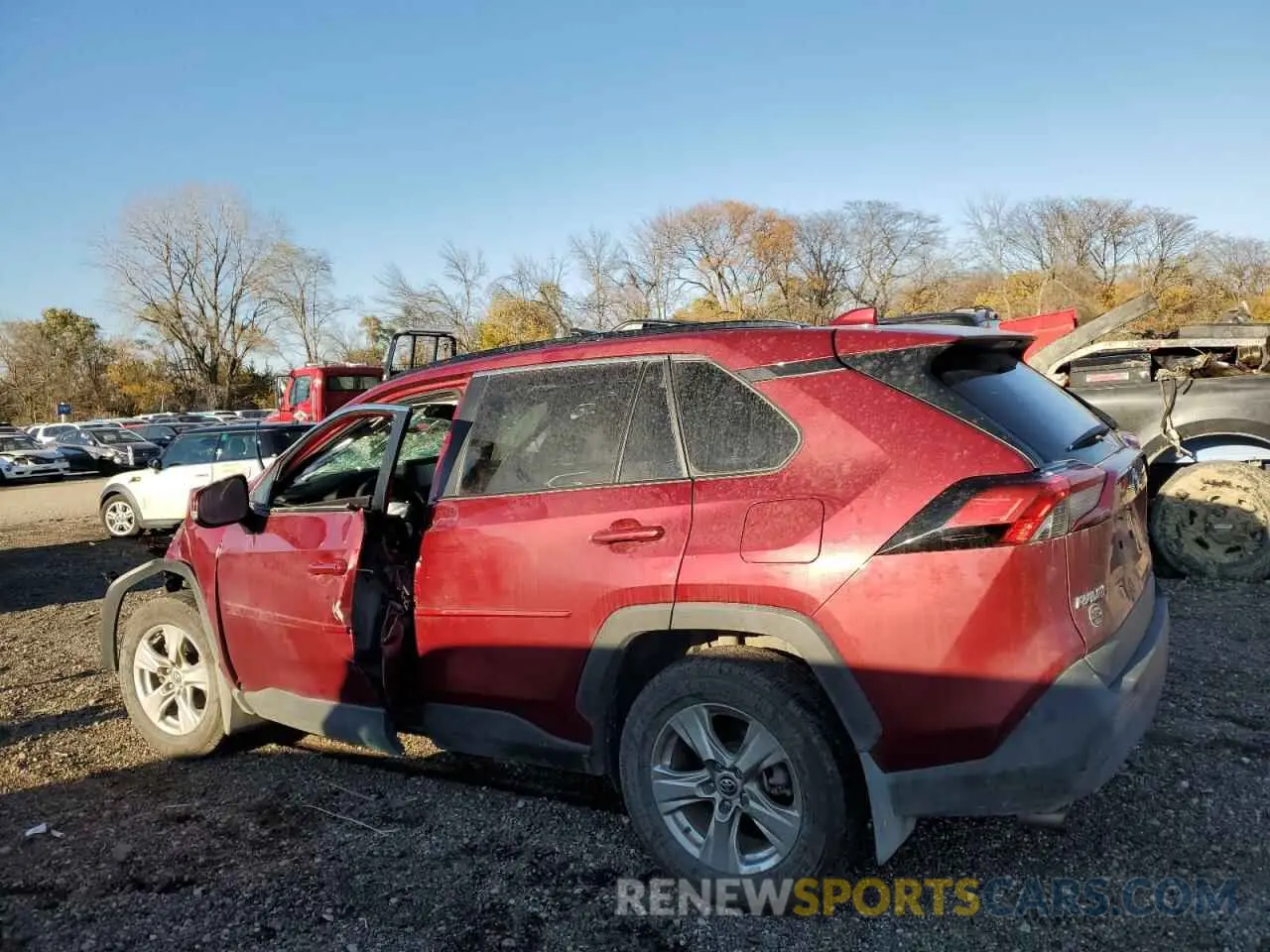2 fotografías del automóvil dañado JTMP1RFV5KJ003203 TOYOTA RAV4 2019