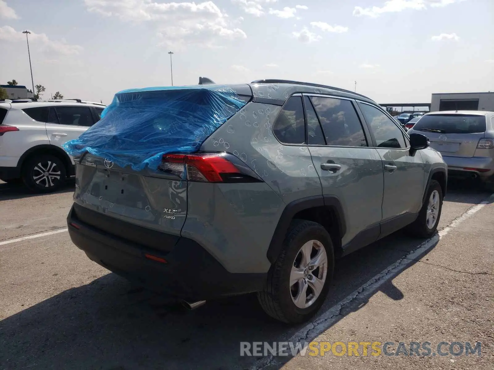 4 fotografías del automóvil dañado JTMP1RFV5KJ022947 TOYOTA RAV4 2019