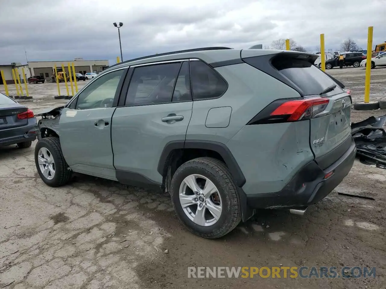 2 fotografías del automóvil dañado JTMP1RFV6KD502204 TOYOTA RAV4 2019