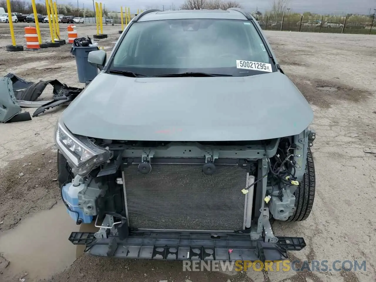 5 fotografías del automóvil dañado JTMP1RFV6KD502204 TOYOTA RAV4 2019