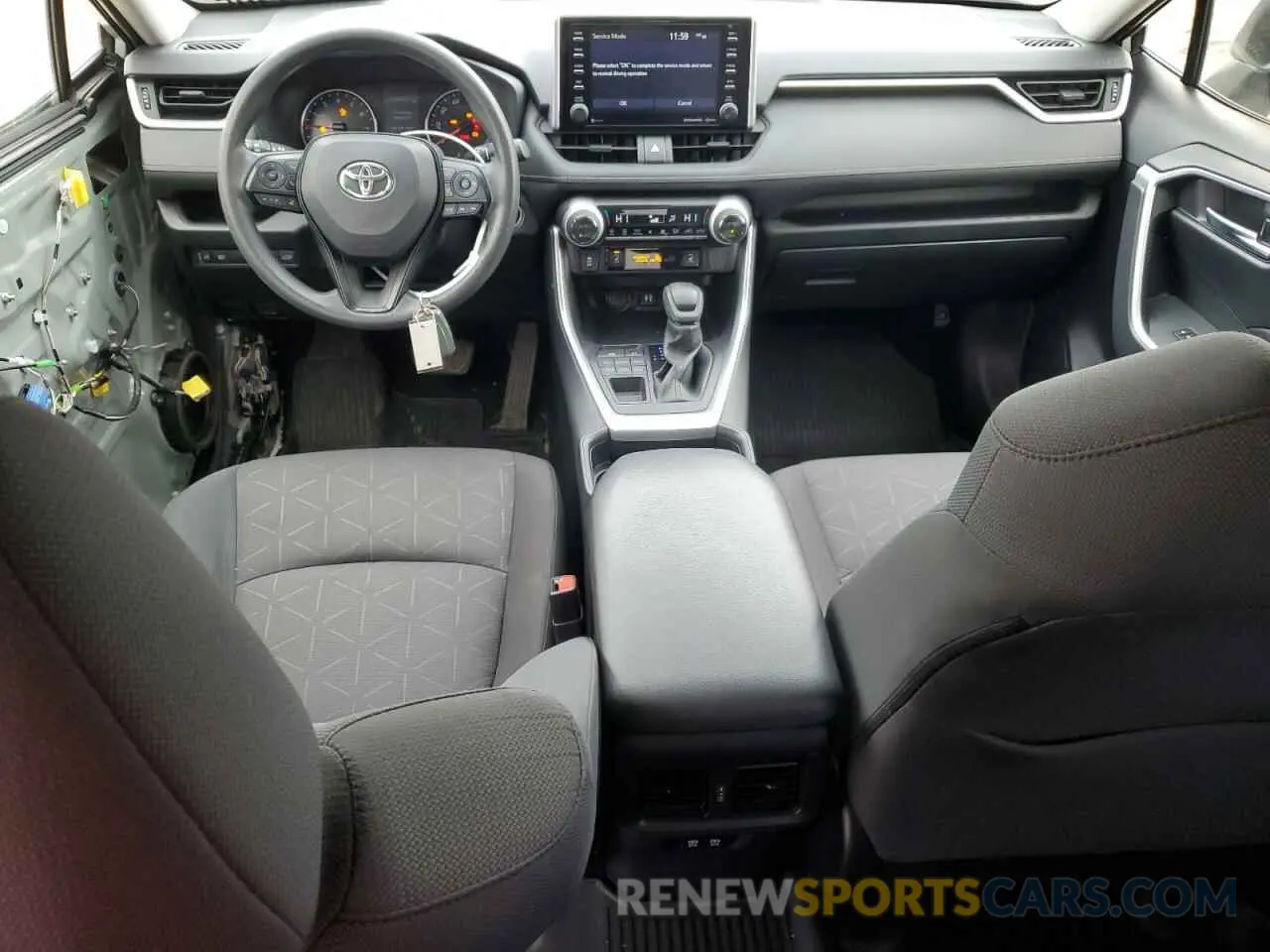 8 fotografías del automóvil dañado JTMP1RFV6KD502204 TOYOTA RAV4 2019
