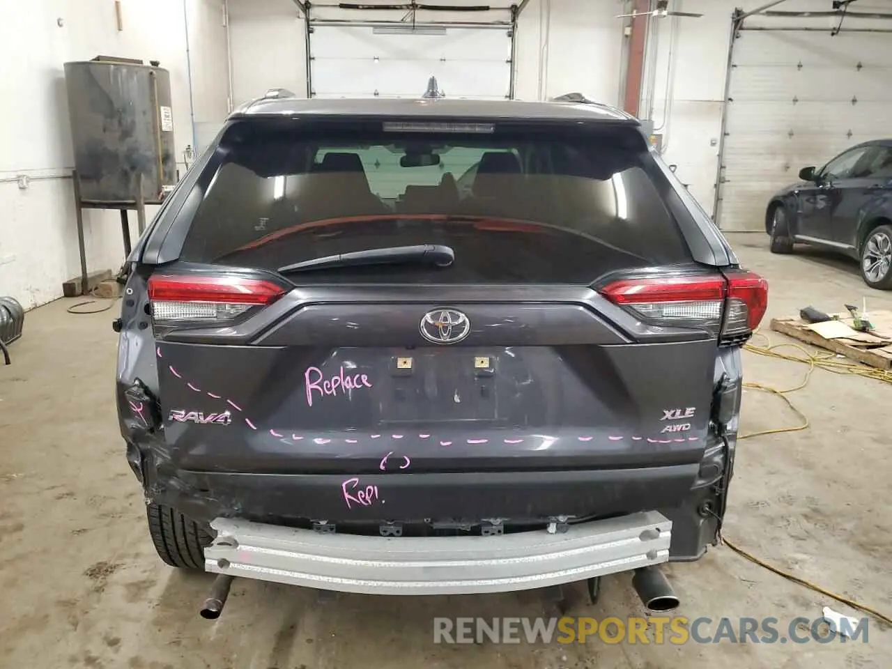 6 fotografías del automóvil dañado JTMP1RFV7KD013360 TOYOTA RAV4 2019