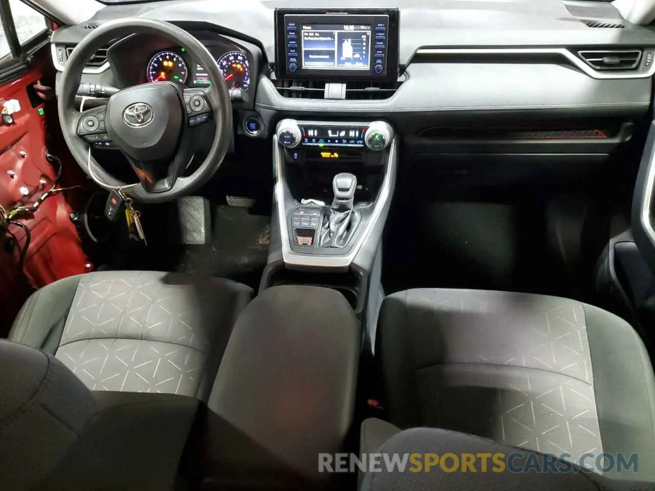 8 fotografías del automóvil dañado JTMP1RFV7KD038582 TOYOTA RAV4 2019