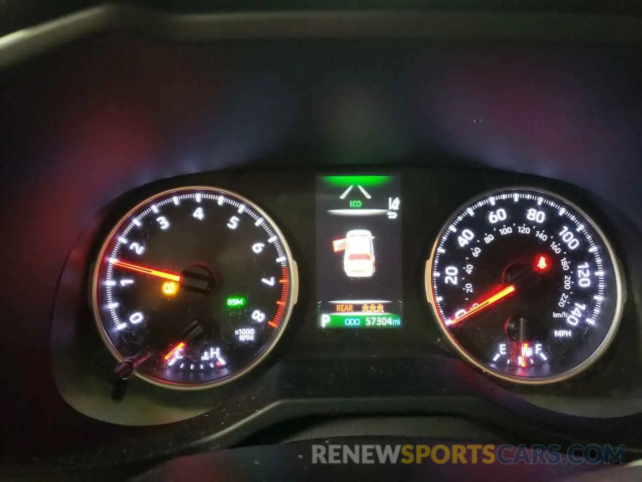 9 fotografías del automóvil dañado JTMP1RFV7KD502986 TOYOTA RAV4 2019
