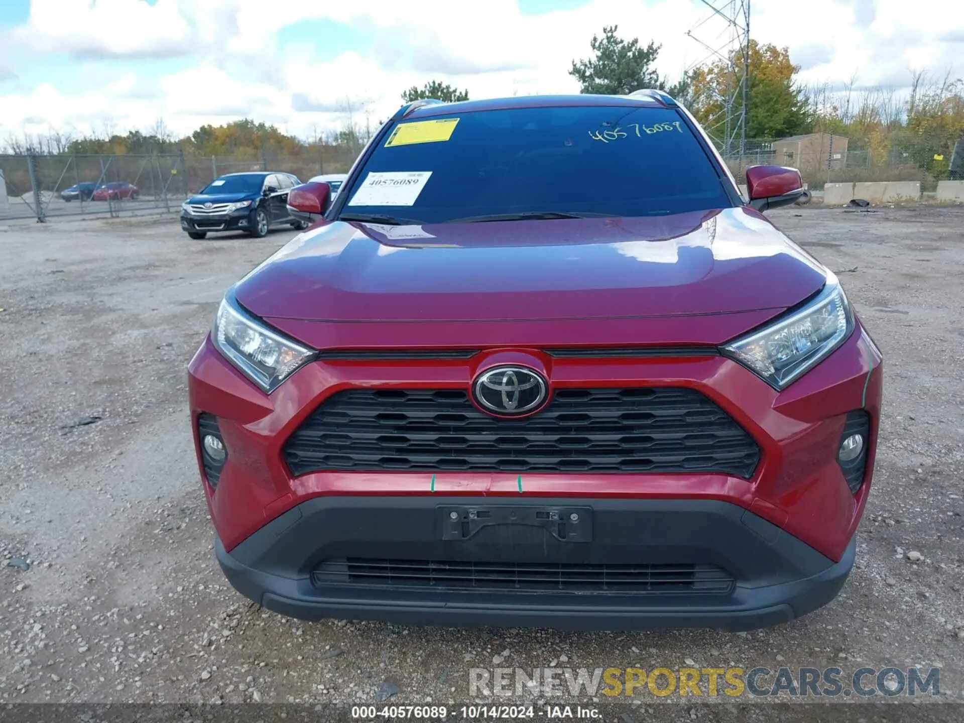 12 fotografías del automóvil dañado JTMP1RFV7KD504463 TOYOTA RAV4 2019