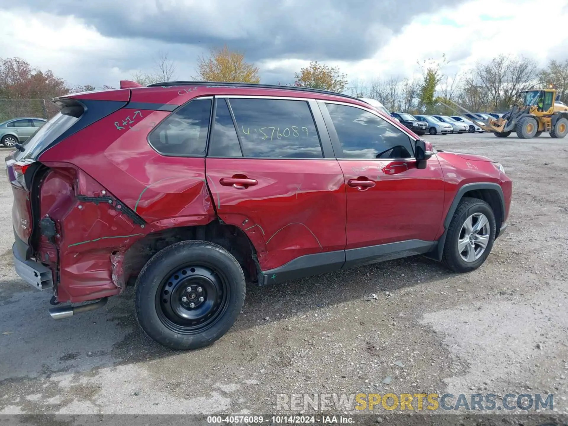 4 fotografías del automóvil dañado JTMP1RFV7KD504463 TOYOTA RAV4 2019