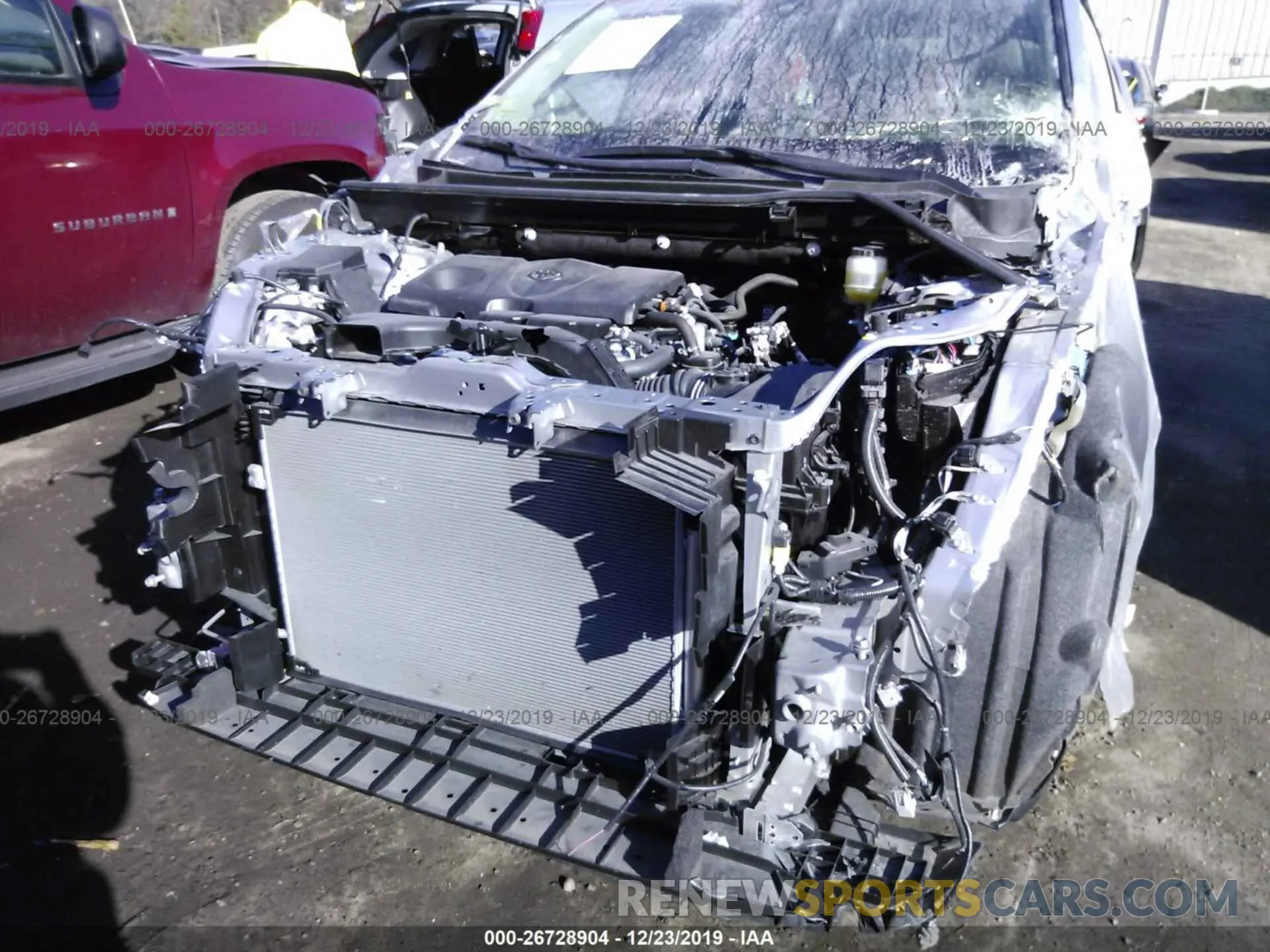 6 fotografías del automóvil dañado JTMP1RFV7KD515690 TOYOTA RAV4 2019