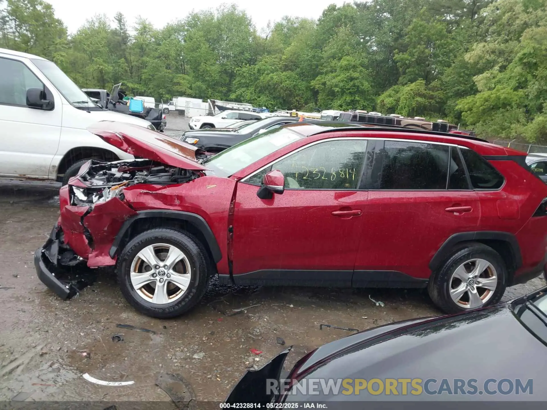14 fotografías del automóvil dañado JTMP1RFV7KD516029 TOYOTA RAV4 2019