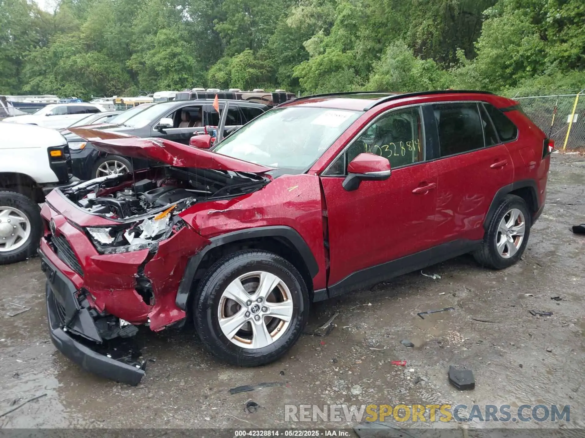 2 fotografías del automóvil dañado JTMP1RFV7KD516029 TOYOTA RAV4 2019