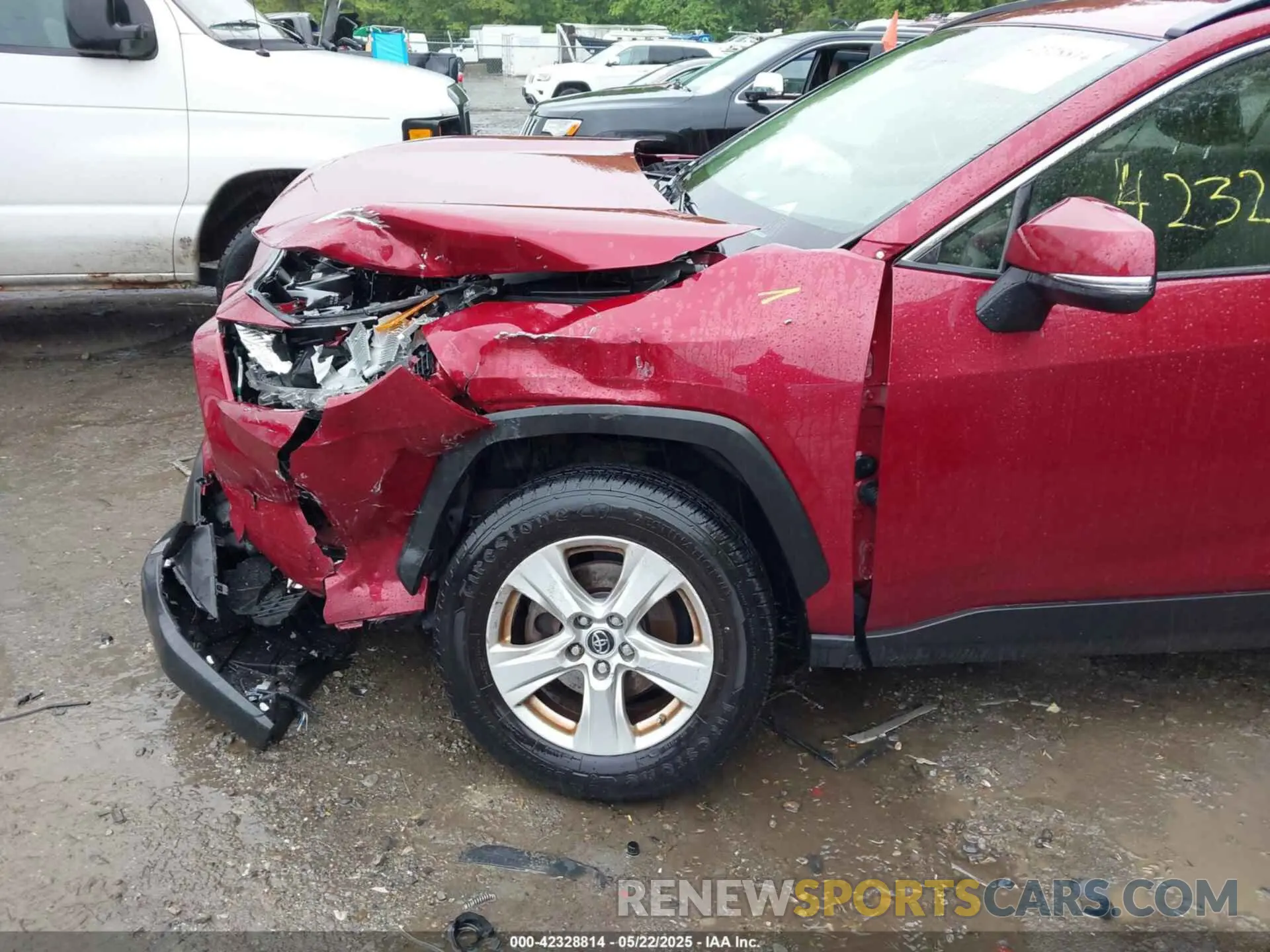 6 fotografías del automóvil dañado JTMP1RFV7KD516029 TOYOTA RAV4 2019