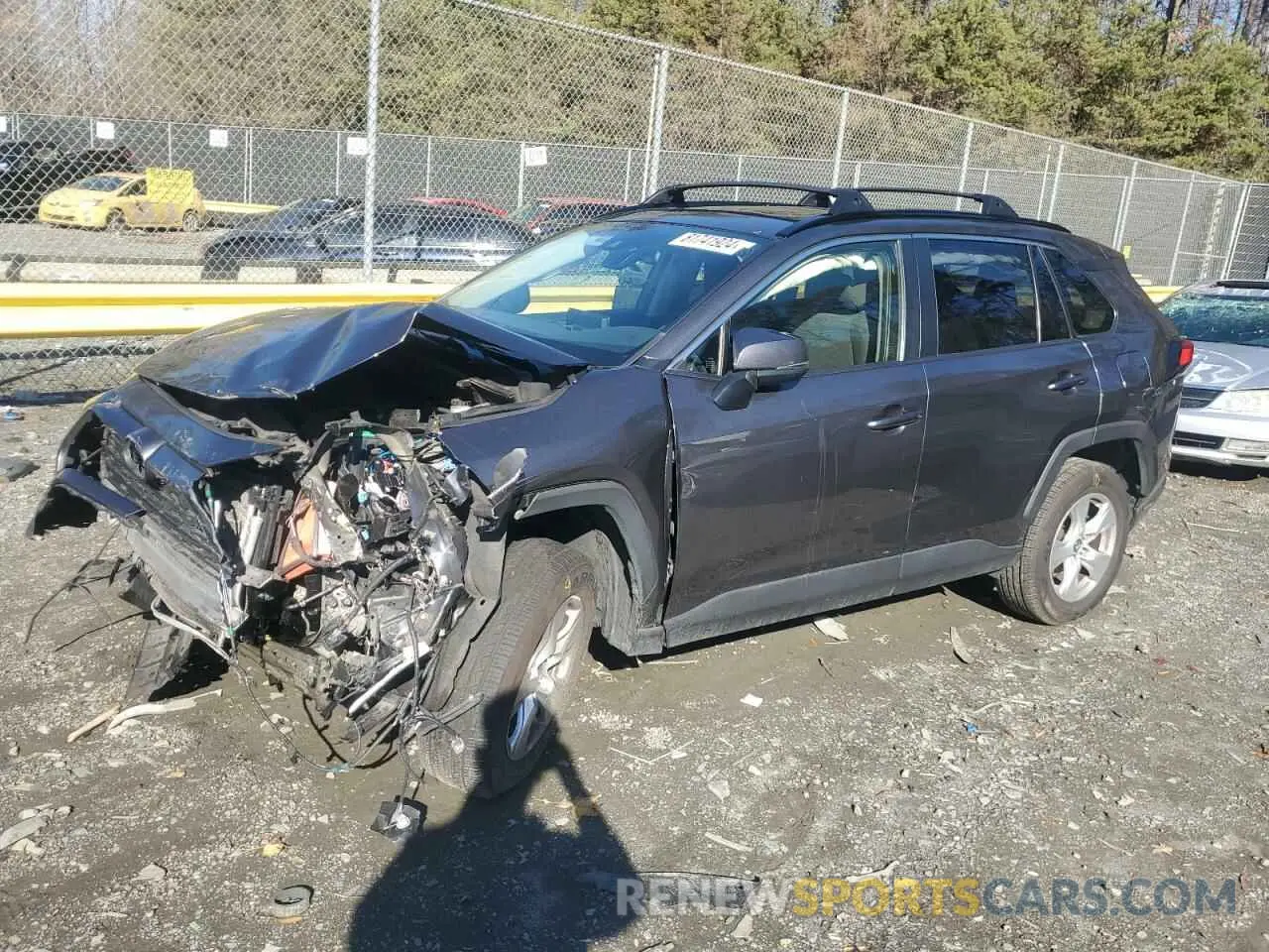 1 fotografías del automóvil dañado JTMP1RFV8KD005817 TOYOTA RAV4 2019