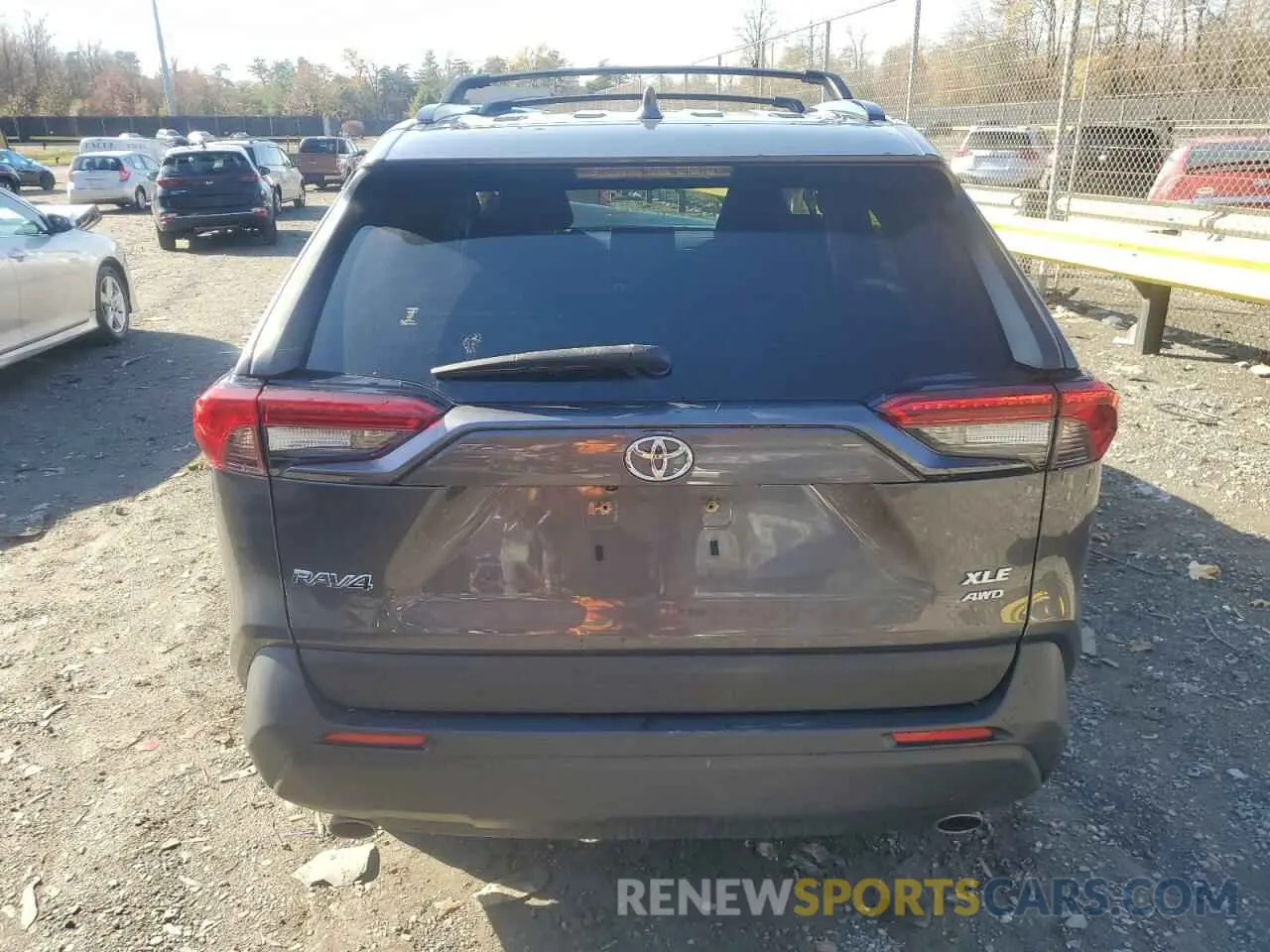 6 fotografías del automóvil dañado JTMP1RFV8KD005817 TOYOTA RAV4 2019
