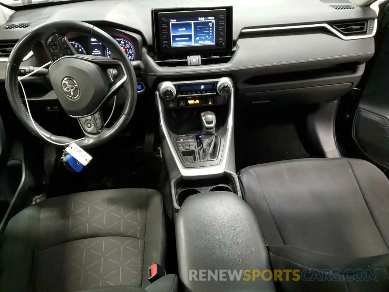 8 fotografías del automóvil dañado JTMP1RFV8KD007129 TOYOTA RAV4 2019