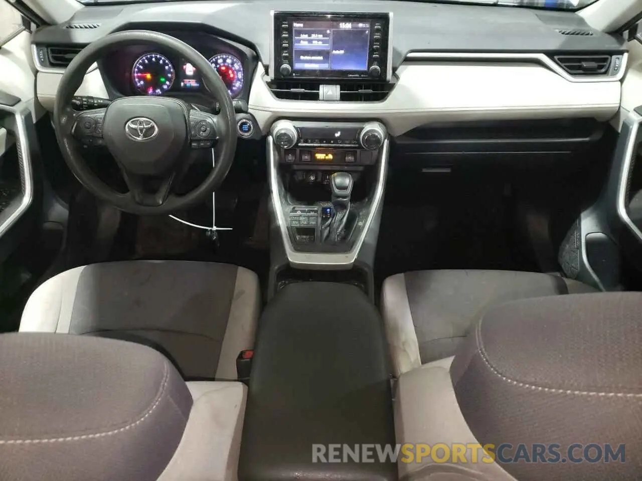 8 fotografías del automóvil dañado JTMP1RFV8KD019622 TOYOTA RAV4 2019