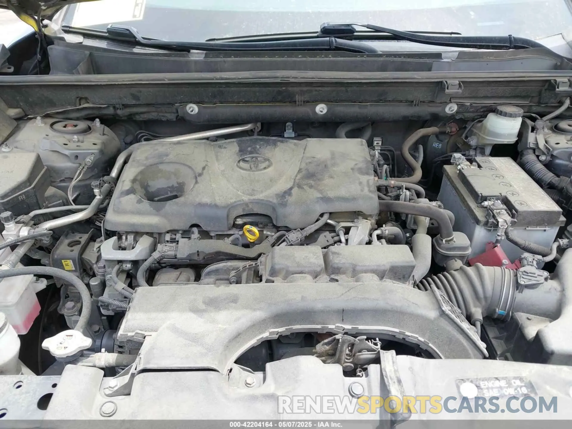 10 fotografías del automóvil dañado JTMP1RFV8KD030071 TOYOTA RAV4 2019