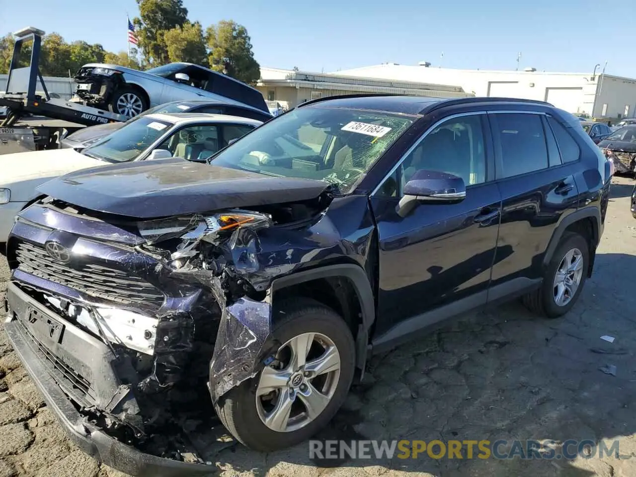 1 fotografías del automóvil dañado JTMP1RFV8KD513544 TOYOTA RAV4 2019