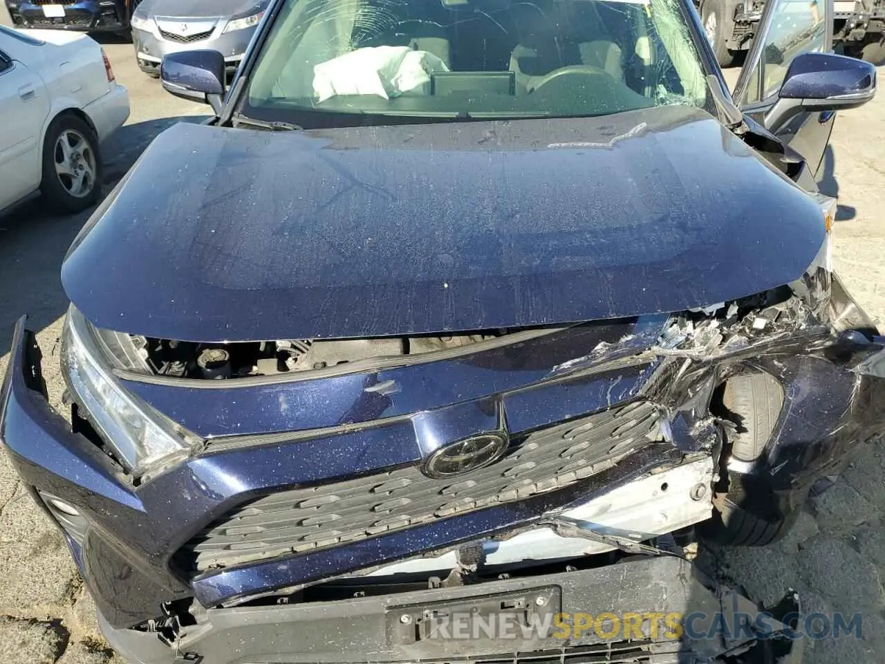 12 fotografías del automóvil dañado JTMP1RFV8KD513544 TOYOTA RAV4 2019