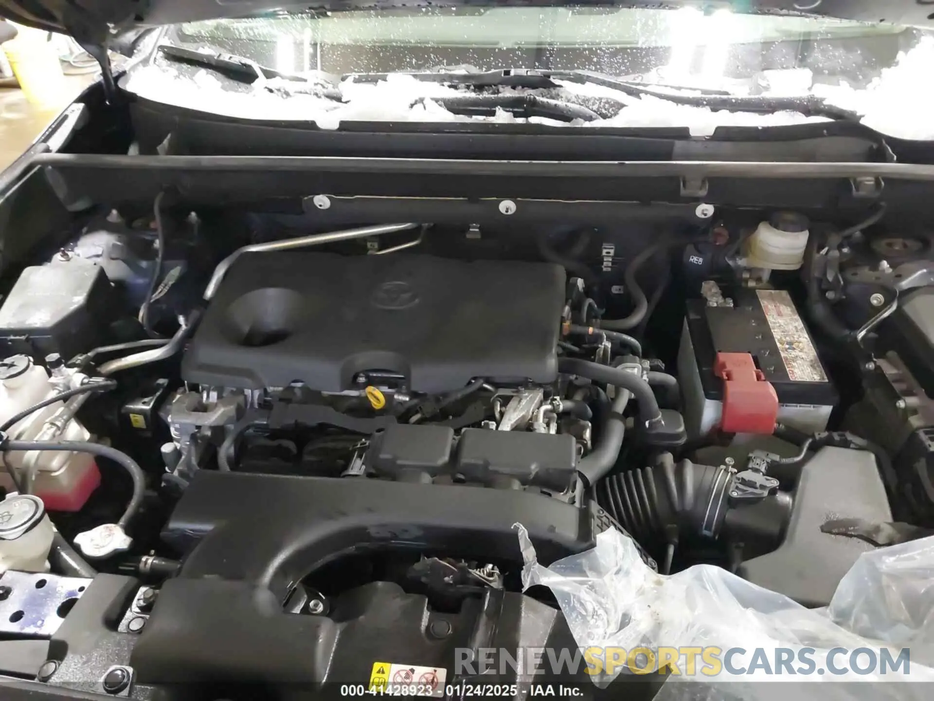 10 fotografías del automóvil dañado JTMP1RFV8KJ019685 TOYOTA RAV4 2019