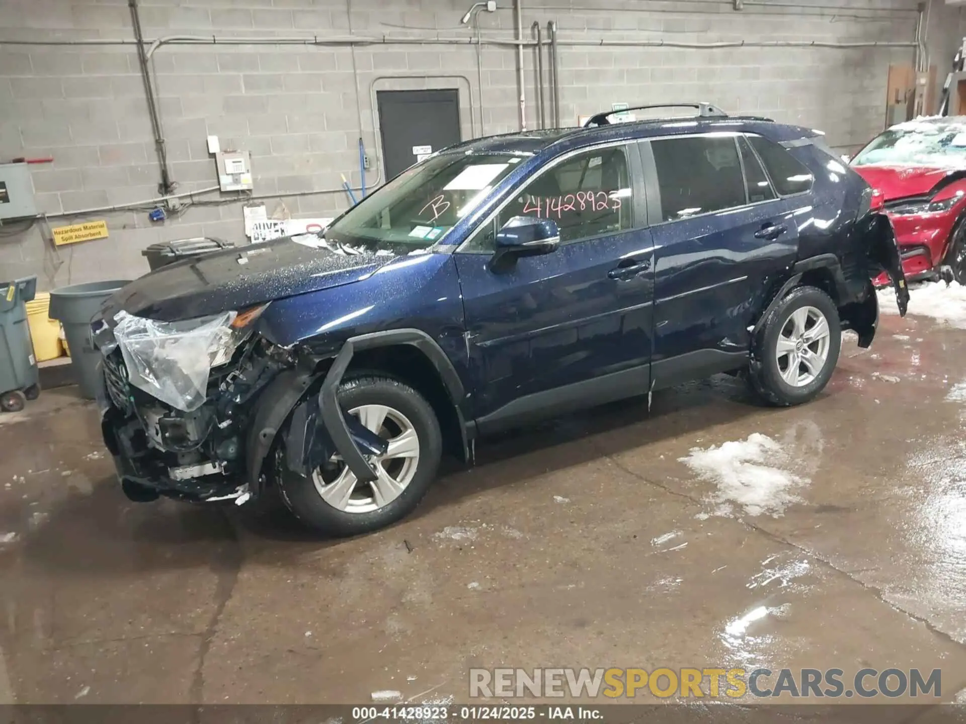 2 fotografías del automóvil dañado JTMP1RFV8KJ019685 TOYOTA RAV4 2019
