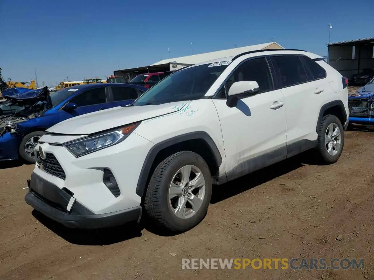 1 fotografías del automóvil dañado JTMP1RFVXKD021338 TOYOTA RAV4 2019