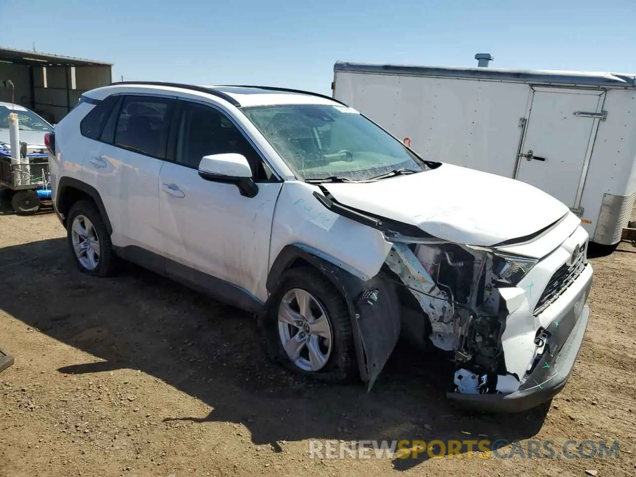 4 fotografías del automóvil dañado JTMP1RFVXKD021338 TOYOTA RAV4 2019
