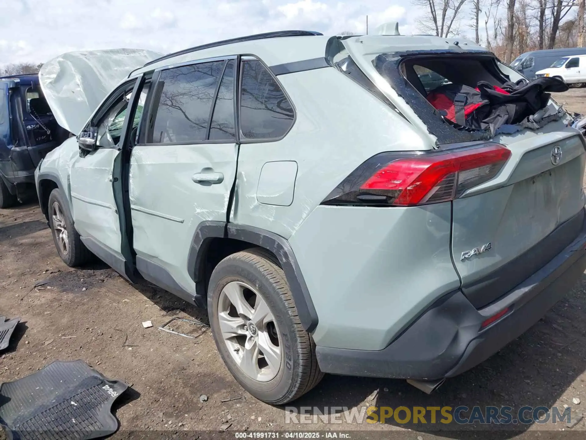 14 fotografías del automóvil dañado JTMP1RFVXKD023350 TOYOTA RAV4 2019