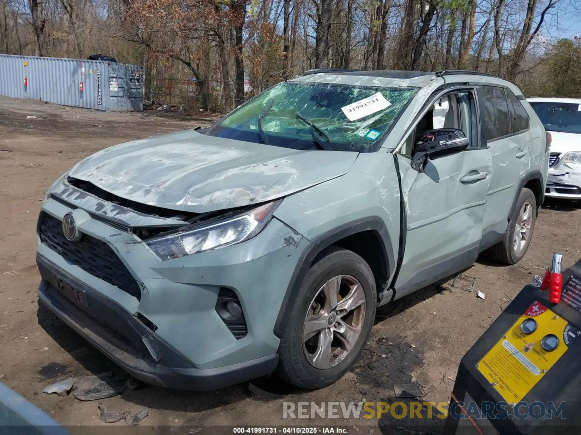 2 fotografías del automóvil dañado JTMP1RFVXKD023350 TOYOTA RAV4 2019