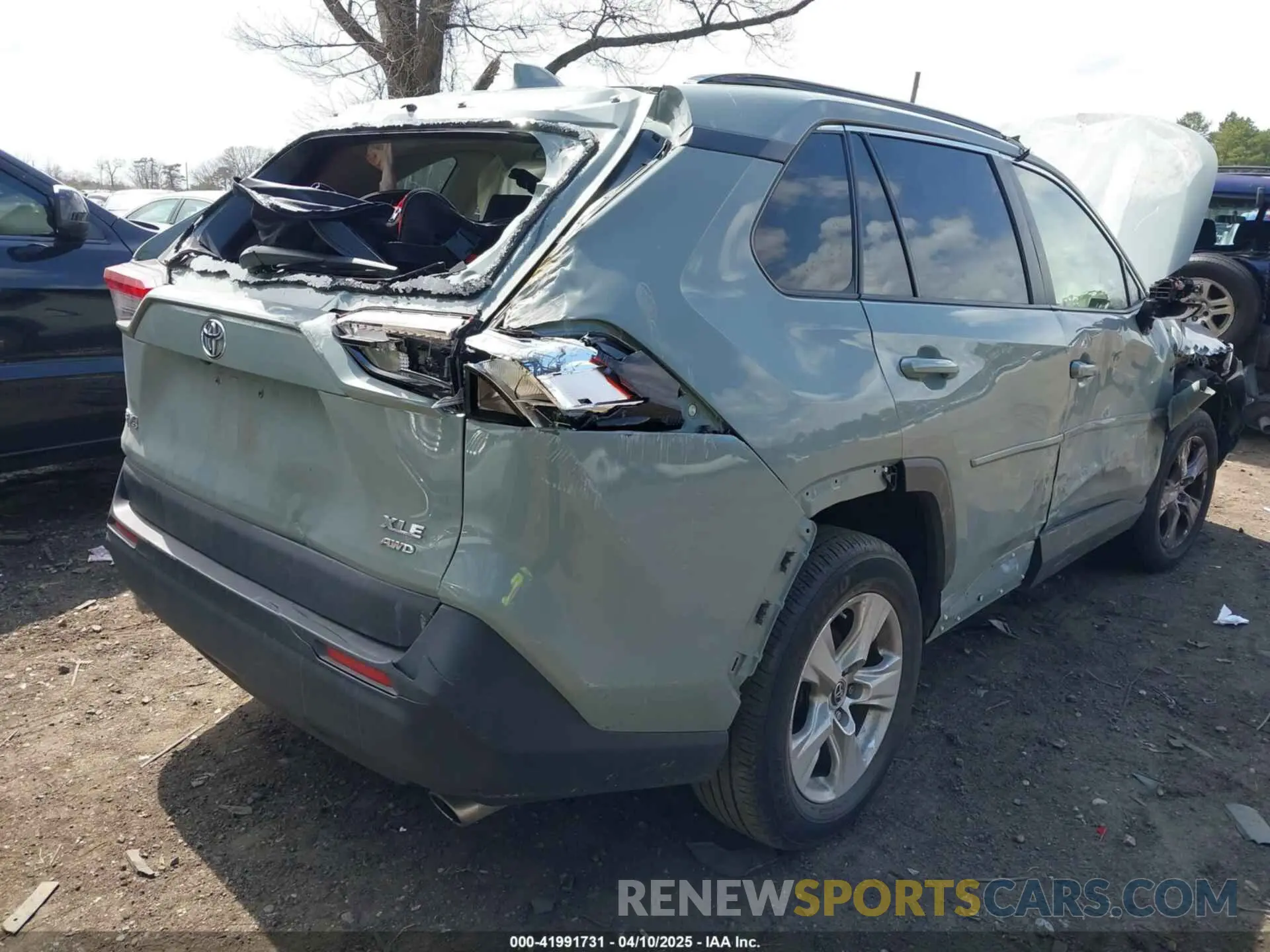 4 fotografías del automóvil dañado JTMP1RFVXKD023350 TOYOTA RAV4 2019