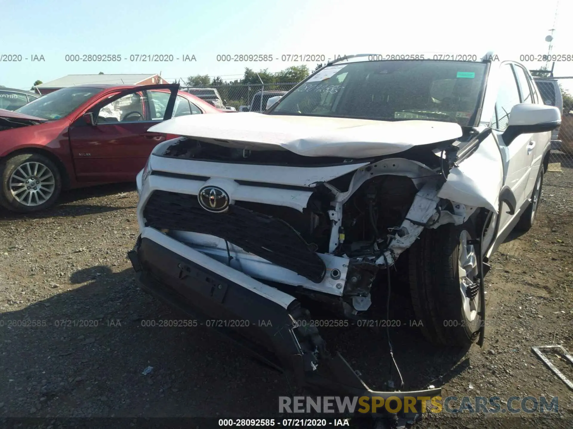 6 fotografías del automóvil dañado JTMP1RFVXKD504120 TOYOTA RAV4 2019
