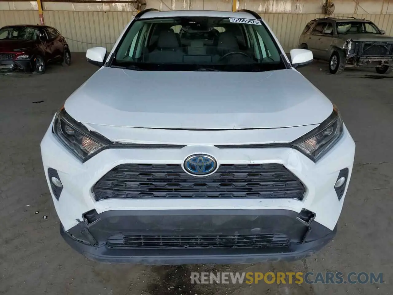 5 fotografías del automóvil dañado JTMRWRFV0KD503651 TOYOTA RAV4 2019
