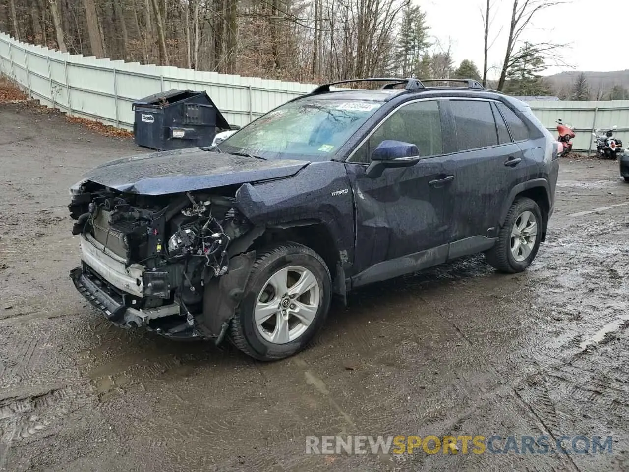 1 fotografías del automóvil dañado JTMRWRFV3KD006531 TOYOTA RAV4 2019