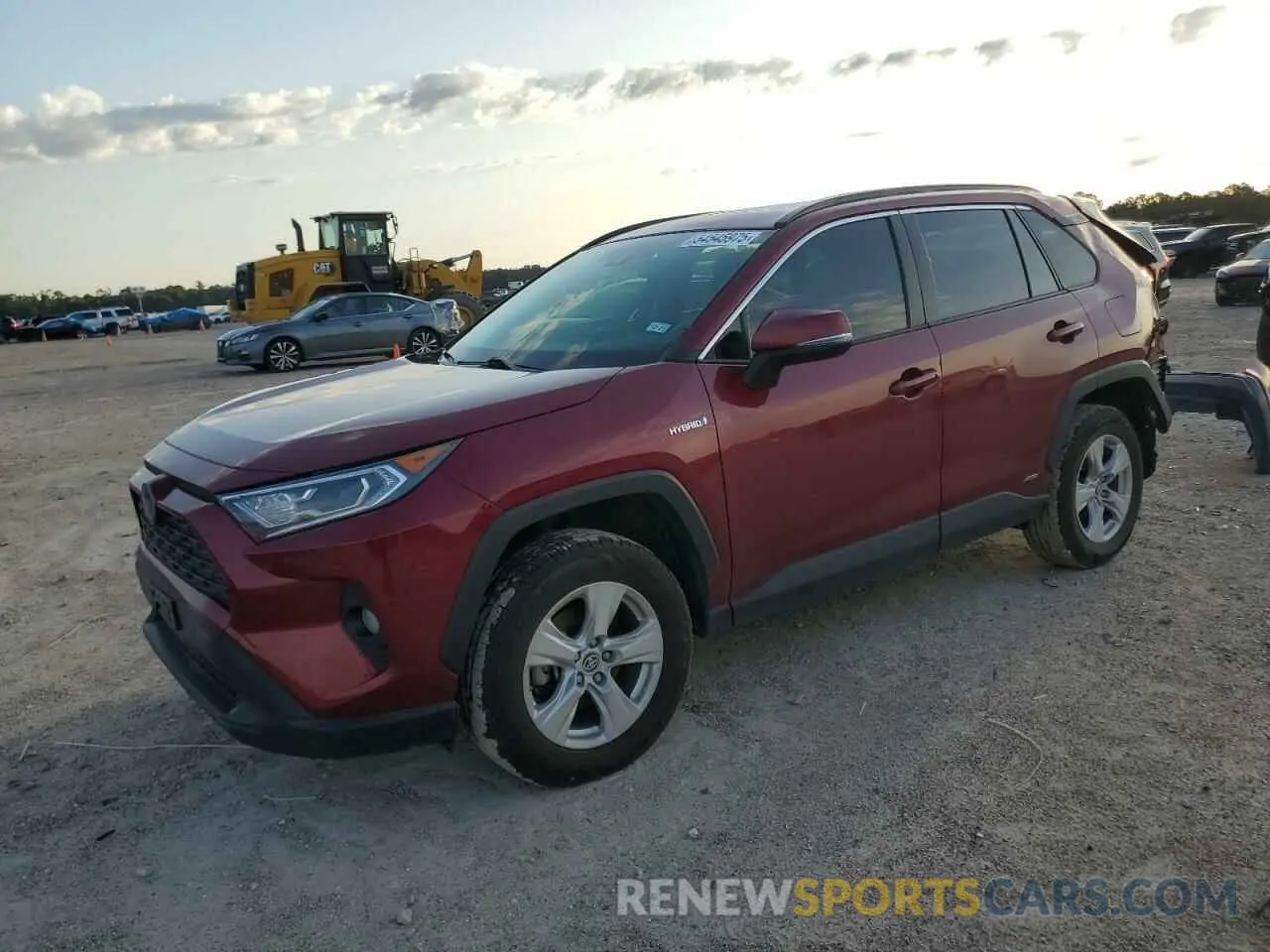 1 fotografías del automóvil dañado JTMRWRFV3KD040047 TOYOTA RAV4 2019