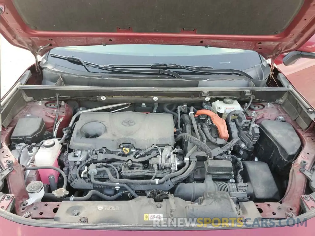 12 fotografías del automóvil dañado JTMRWRFV3KD040047 TOYOTA RAV4 2019