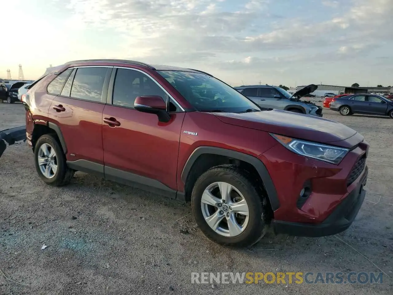 4 fotografías del automóvil dañado JTMRWRFV3KD040047 TOYOTA RAV4 2019