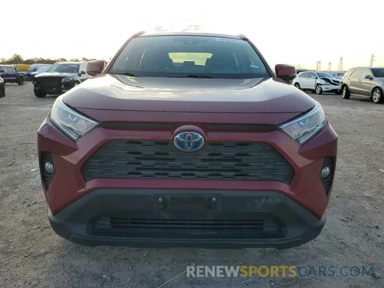 5 fotografías del automóvil dañado JTMRWRFV3KD040047 TOYOTA RAV4 2019