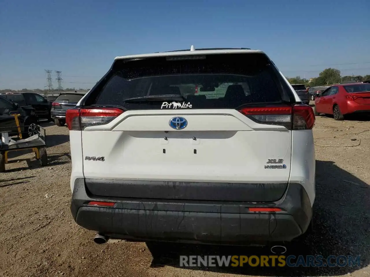6 fotografías del automóvil dañado JTMRWRFV4KD041479 TOYOTA RAV4 2019
