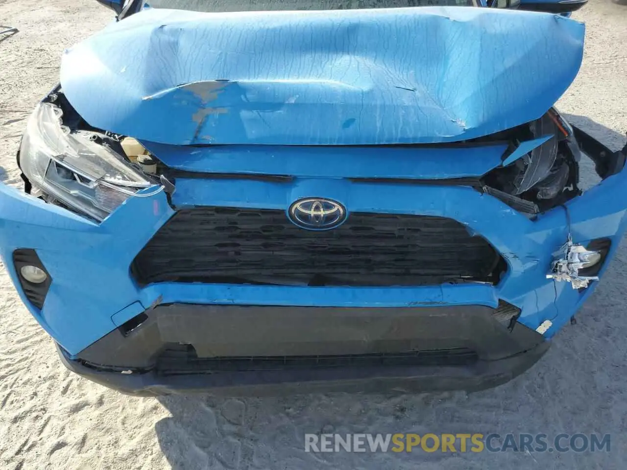 12 fotografías del automóvil dañado JTMRWRFV7KD020173 TOYOTA RAV4 2019
