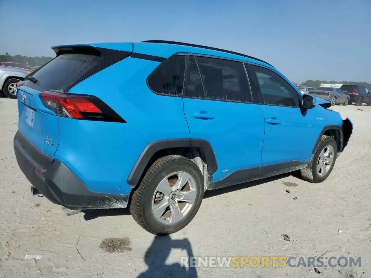 3 fotografías del automóvil dañado JTMRWRFV7KD020173 TOYOTA RAV4 2019