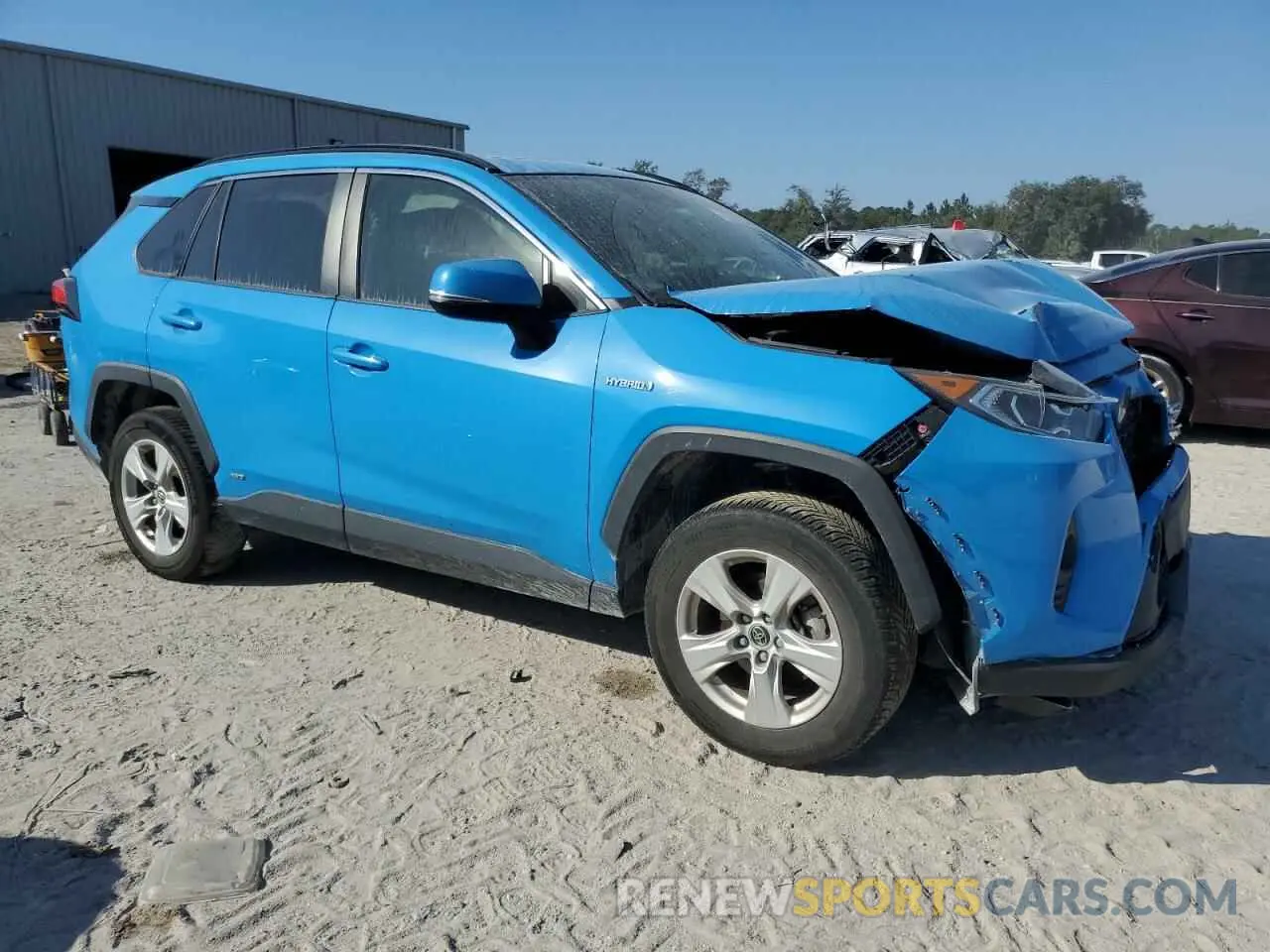 4 fotografías del automóvil dañado JTMRWRFV7KD020173 TOYOTA RAV4 2019