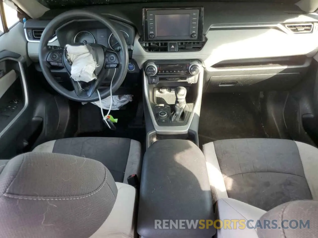8 fotografías del automóvil dañado JTMRWRFV7KD020173 TOYOTA RAV4 2019
