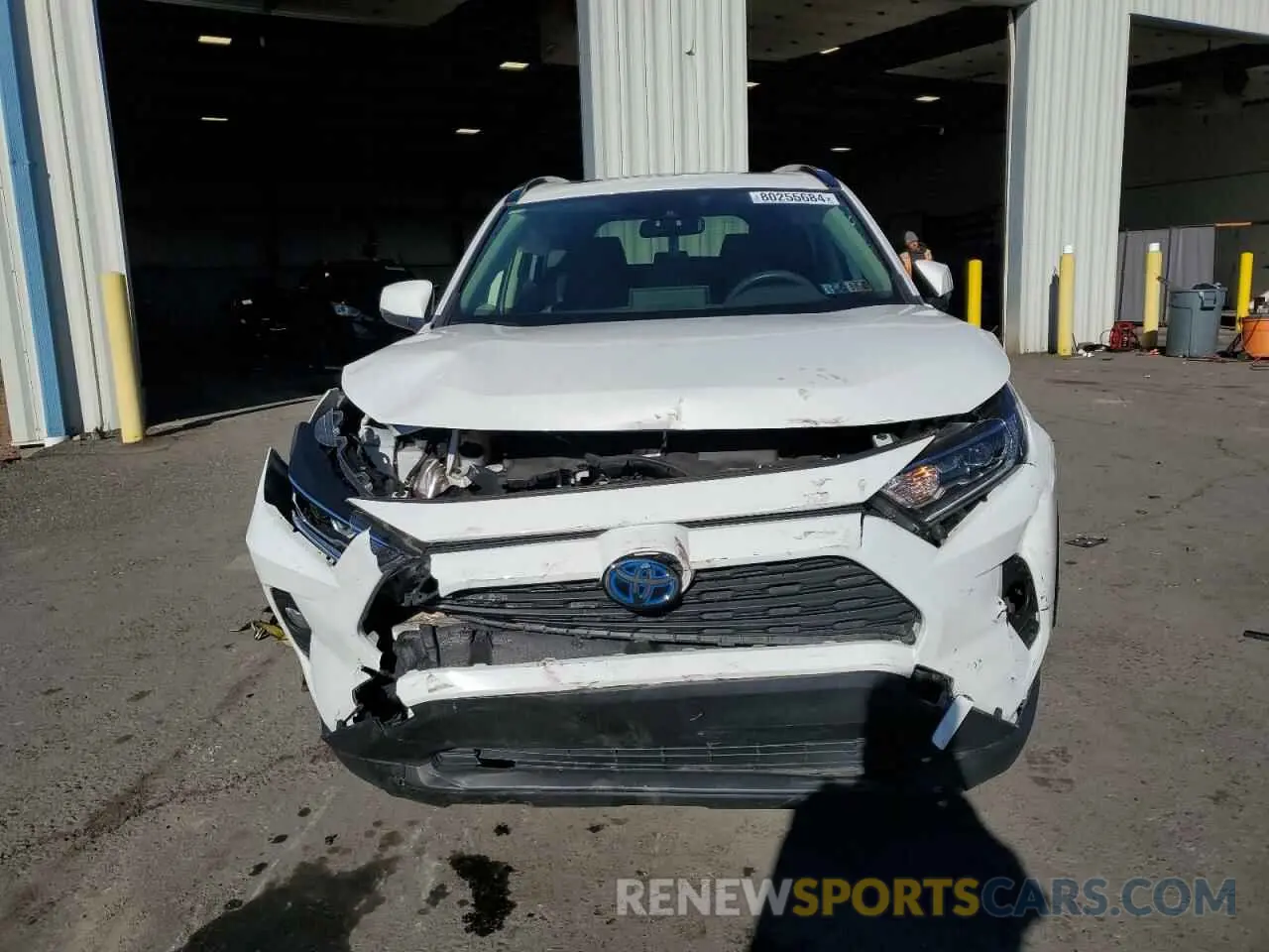 5 fotografías del automóvil dañado JTMRWRFV7KD032629 TOYOTA RAV4 2019