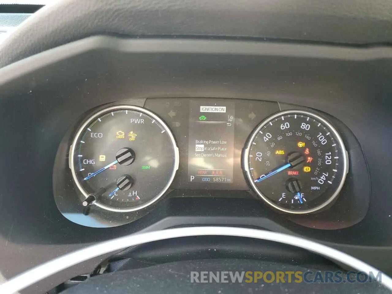 9 fotografías del automóvil dañado JTMRWRFV7KD032629 TOYOTA RAV4 2019