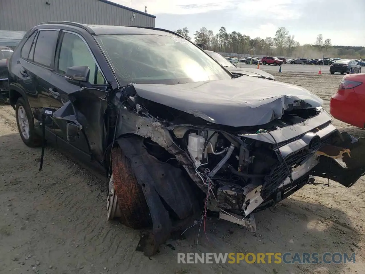 1 fotografías del automóvil dañado JTMRWRFV8KD013717 TOYOTA RAV4 2019