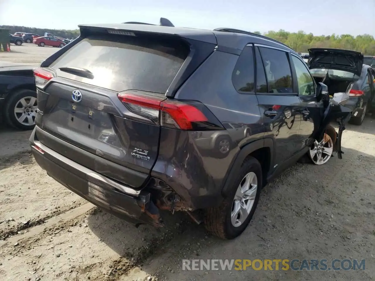 4 fotografías del automóvil dañado JTMRWRFV8KD013717 TOYOTA RAV4 2019